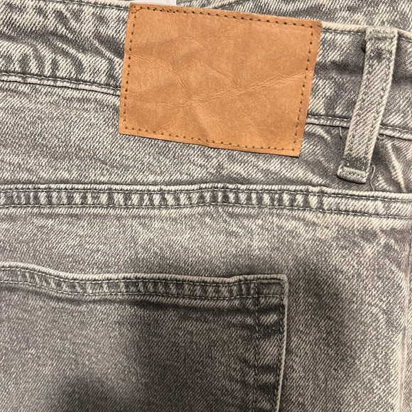 H&M Wide Large High Waist Divided Wide Leg Gray Wash Denim Jeans Size 18 New - Picture 11 of 11